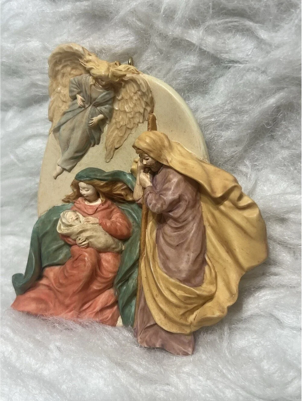 Hallmark Christmas Nativity Ornament “A Child Is Born The World Rejoices” 1995
